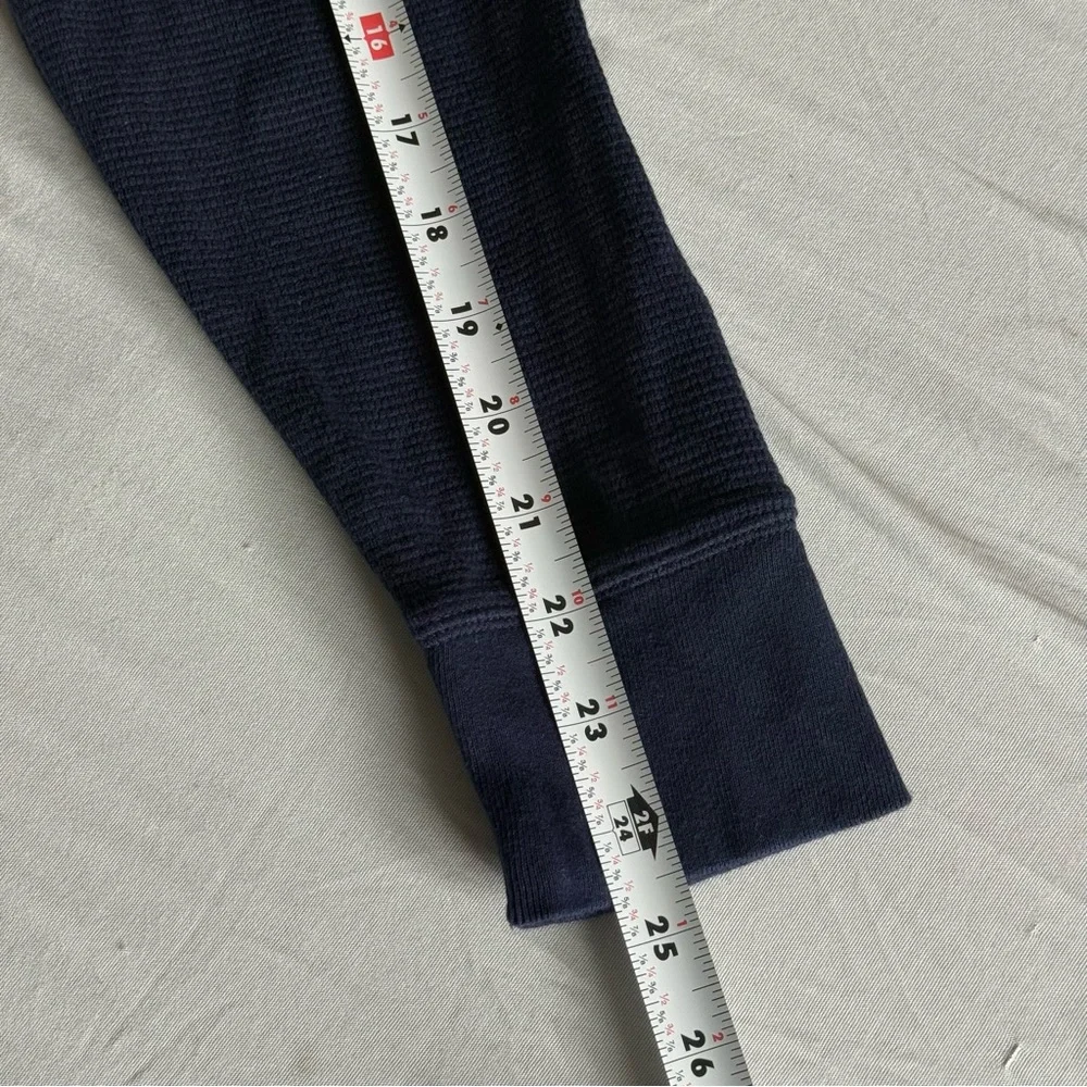 Polo Ralph Lauren Waffle Knit Thermal‎ Mens Medium Blue Embroidered Bear Logo